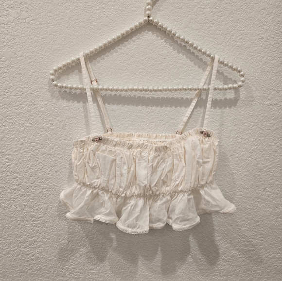 Popflex Wildest Dreams Bralette  Cream Size S - Picture 4 of 8